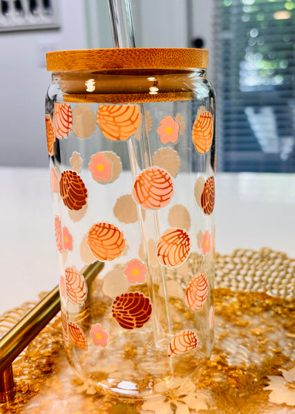 Cute Fun Coffee Glasses with Straws
